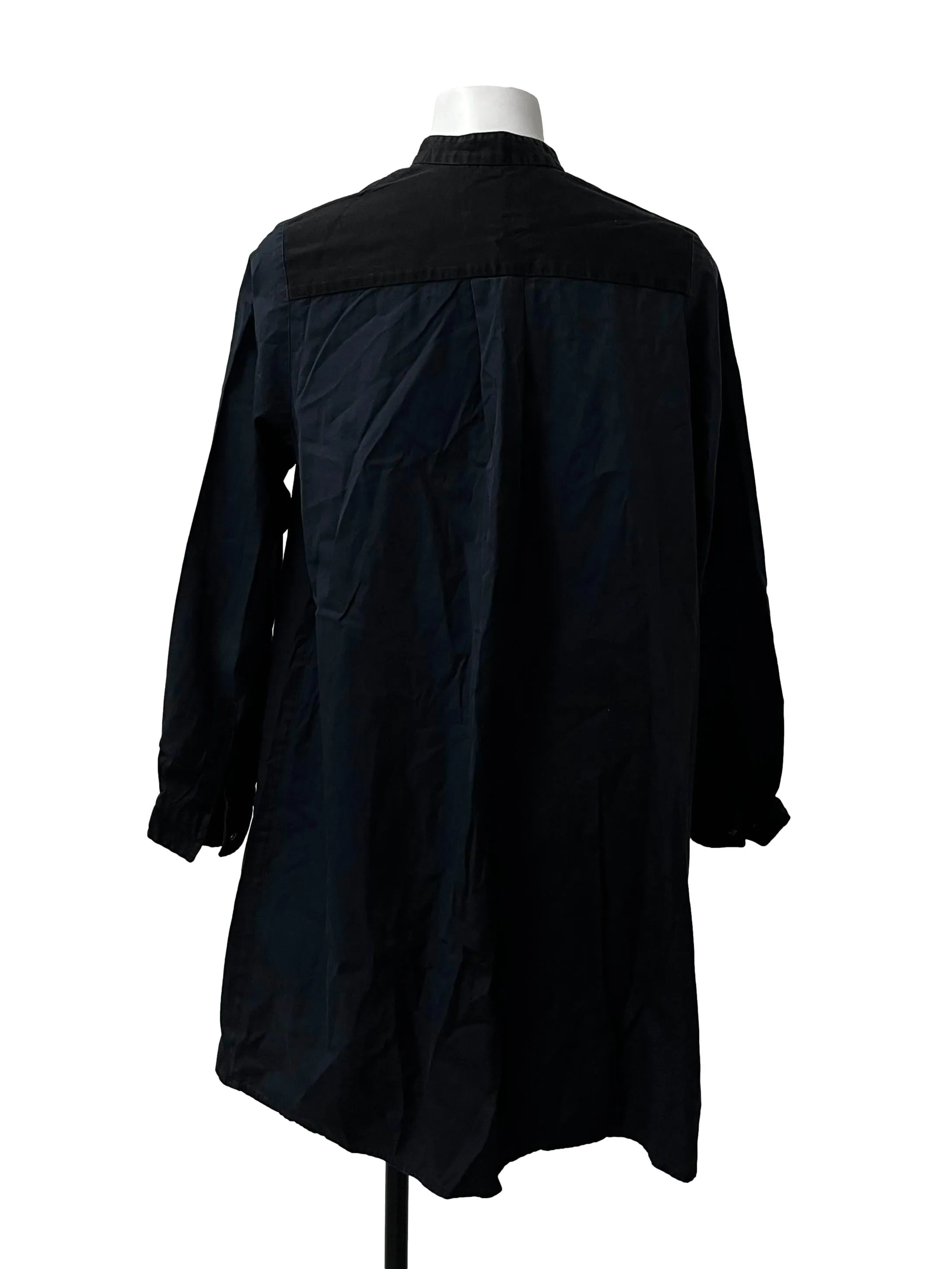 Dark Blue Button Down Dress
