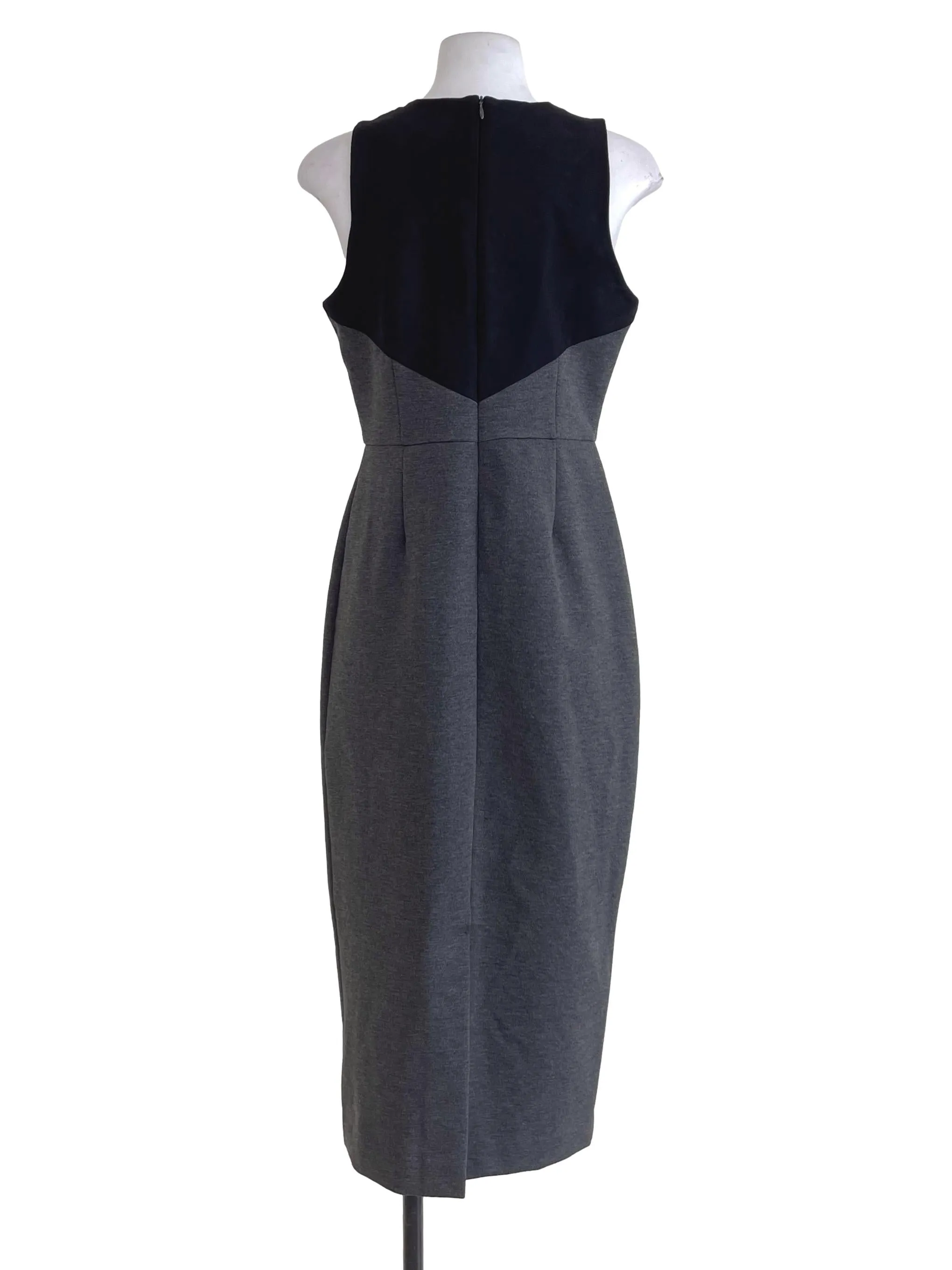 Dark Grey Sheath Dress