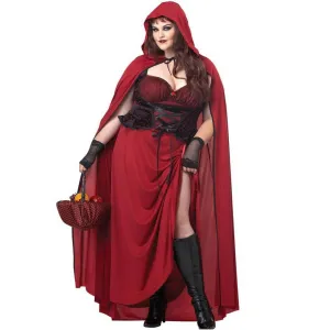 Dark Red Riding Hood - Plus Size