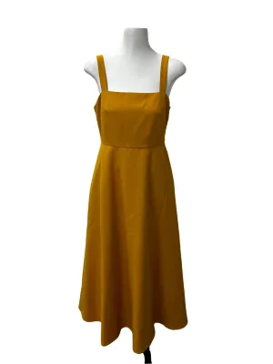 Dark Yellow Strap Dress