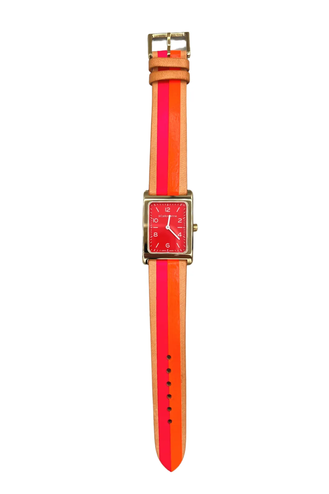 Daybreak Watch Red Hot Blanc