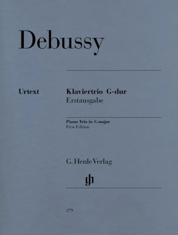 Debussy: Piano Trio in G Major, Score & Parts