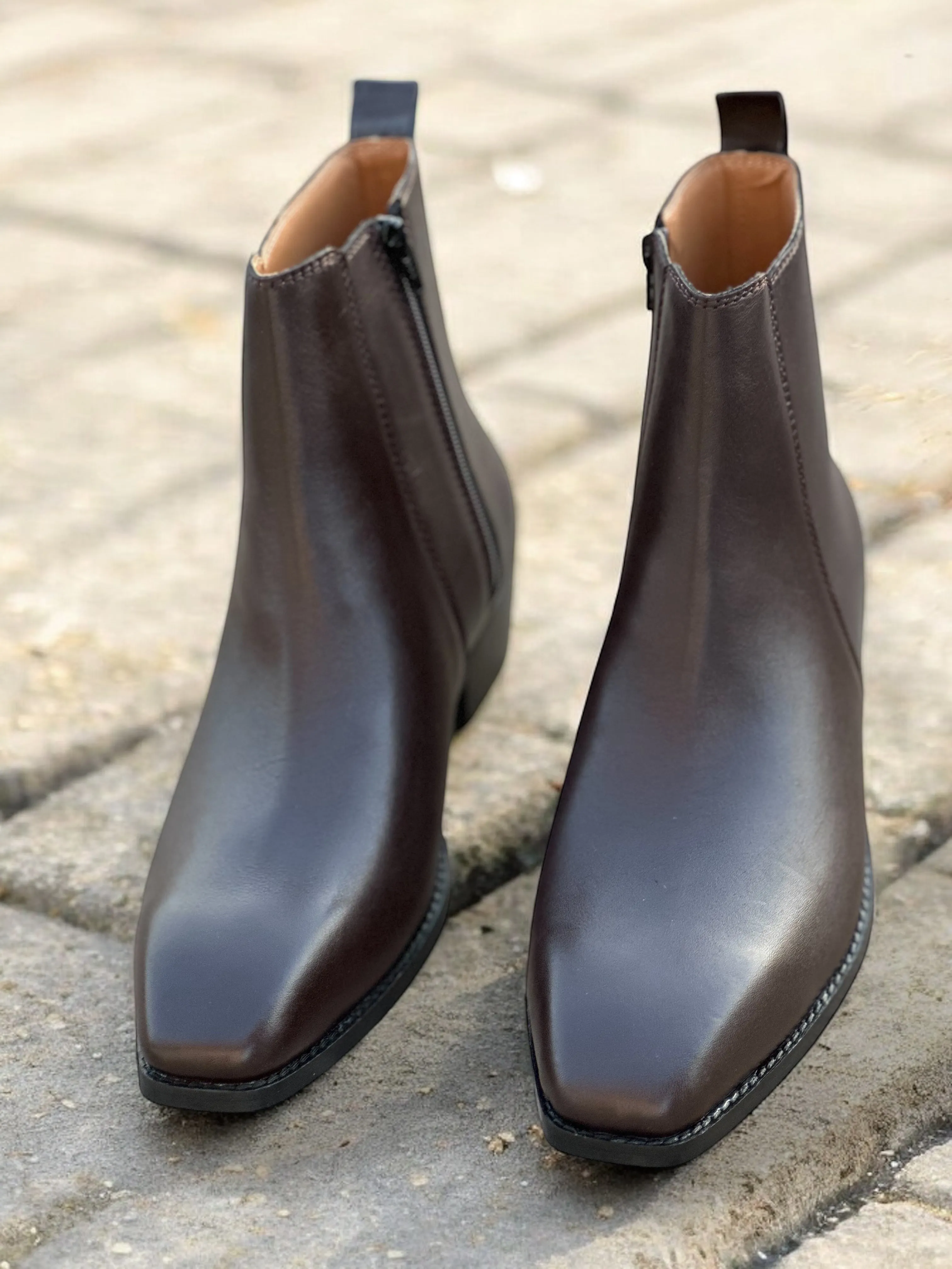 Deep Bourbon Chelsea Boots