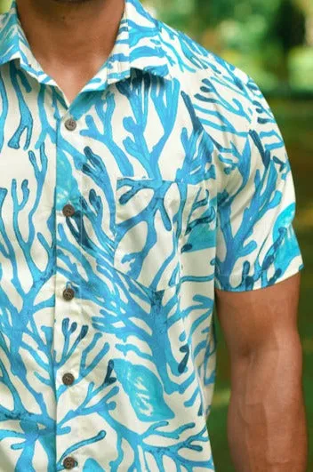Deep Ocean (Blue) - Short Sleeve Shirt