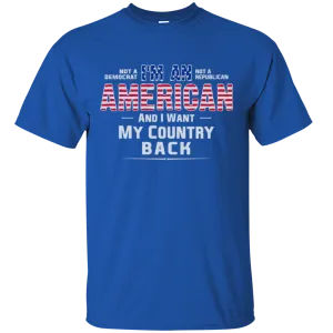 Democrat Republican Independence Day July 4th American Flag US Veteran Army Gift Unisex T-Shirt