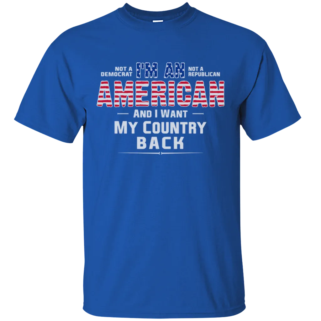 Democrat Republican Independence Day July 4th American Flag US Veteran Army Gift Unisex T-Shirt