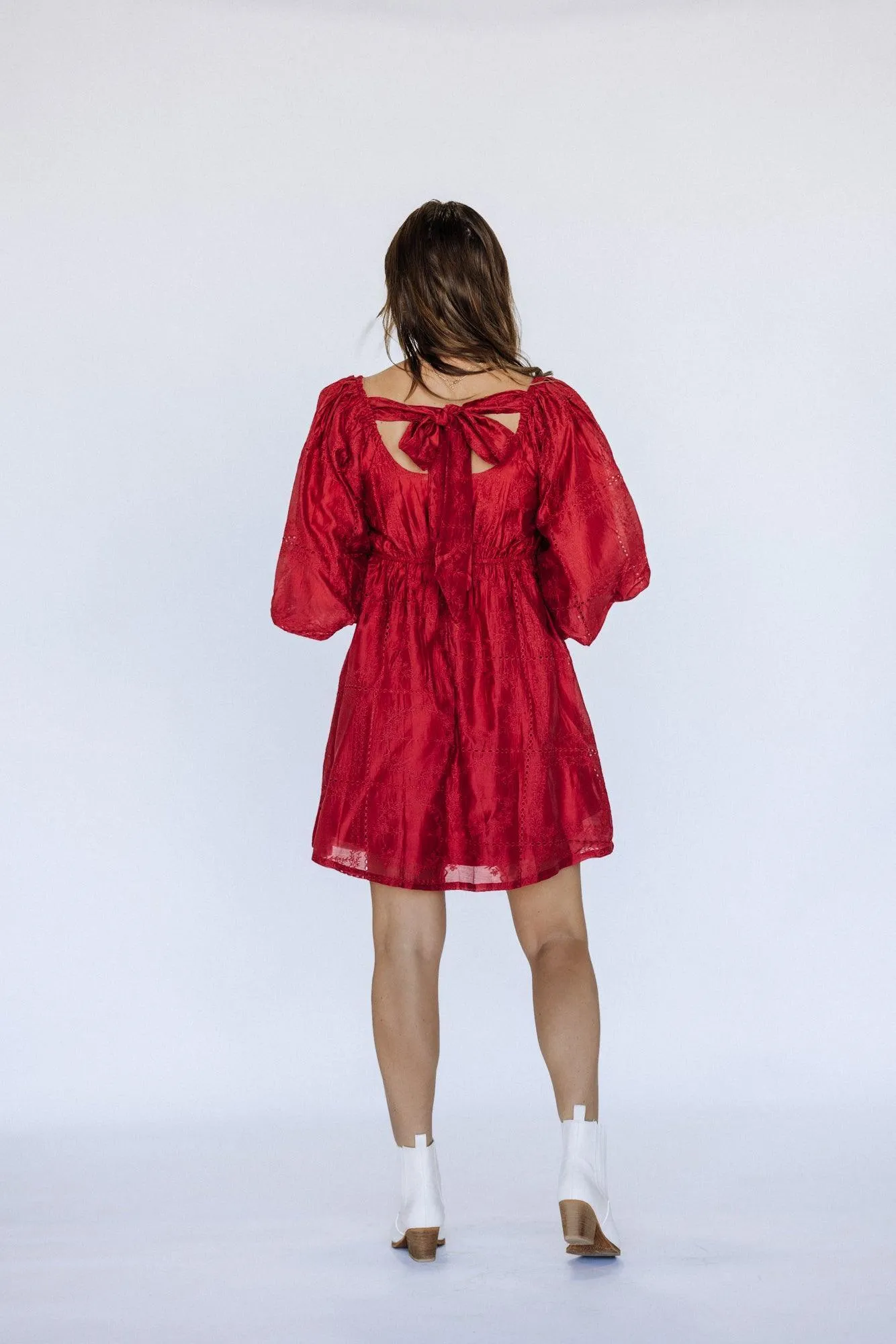 Desi Red Holiday Dress