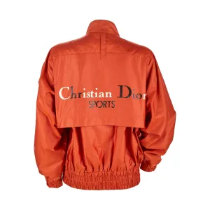 Dior Orange Logo Windbreaker
