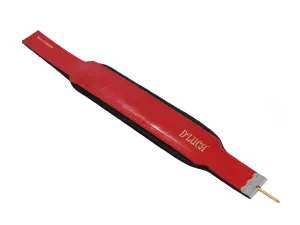D'Luca Pro Series Genuine Leather Accordion Bass Straps 20.5 Inches Red