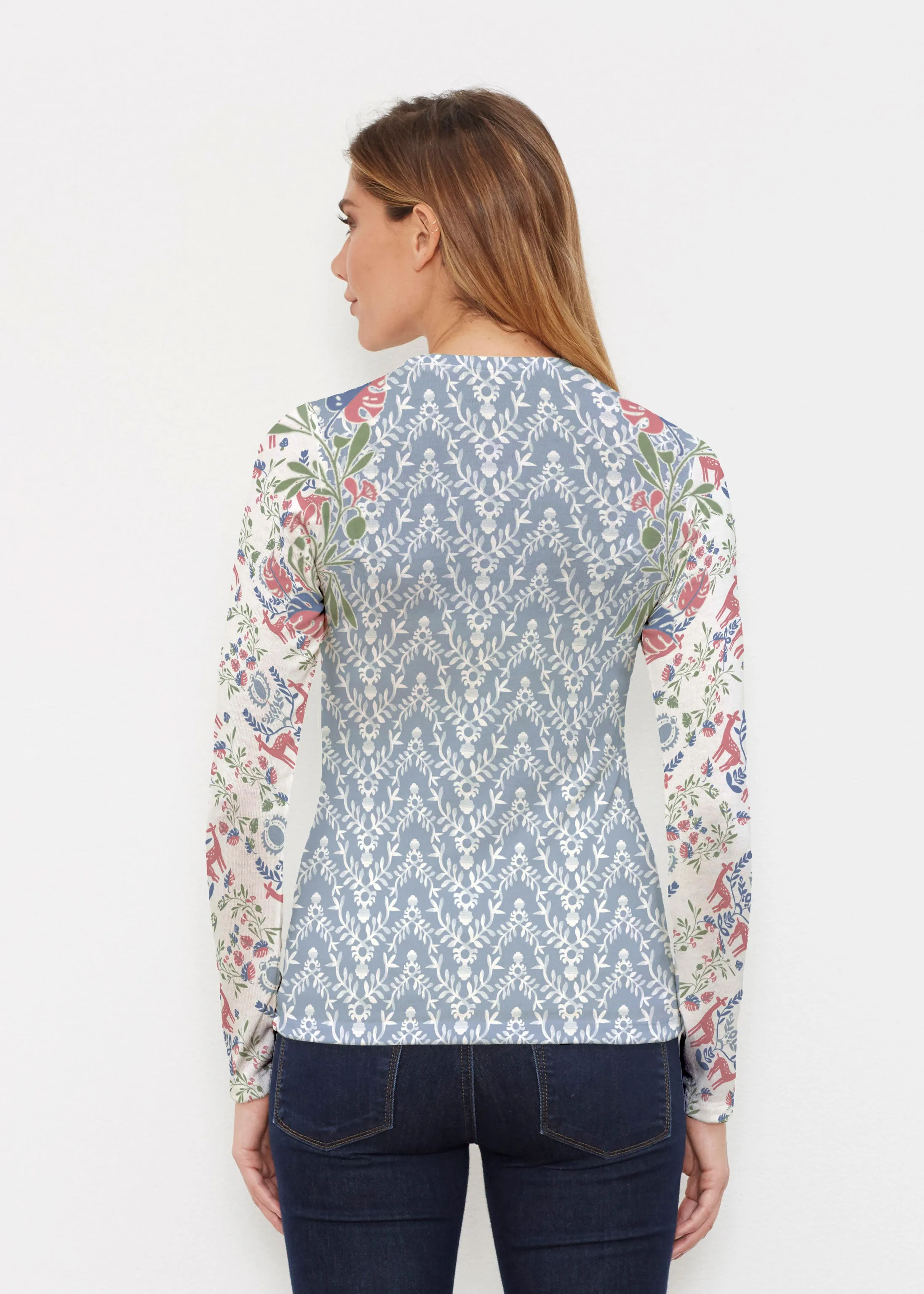 Doe A Deer (8031) ~ Butterknit Long Sleeve Crew Top