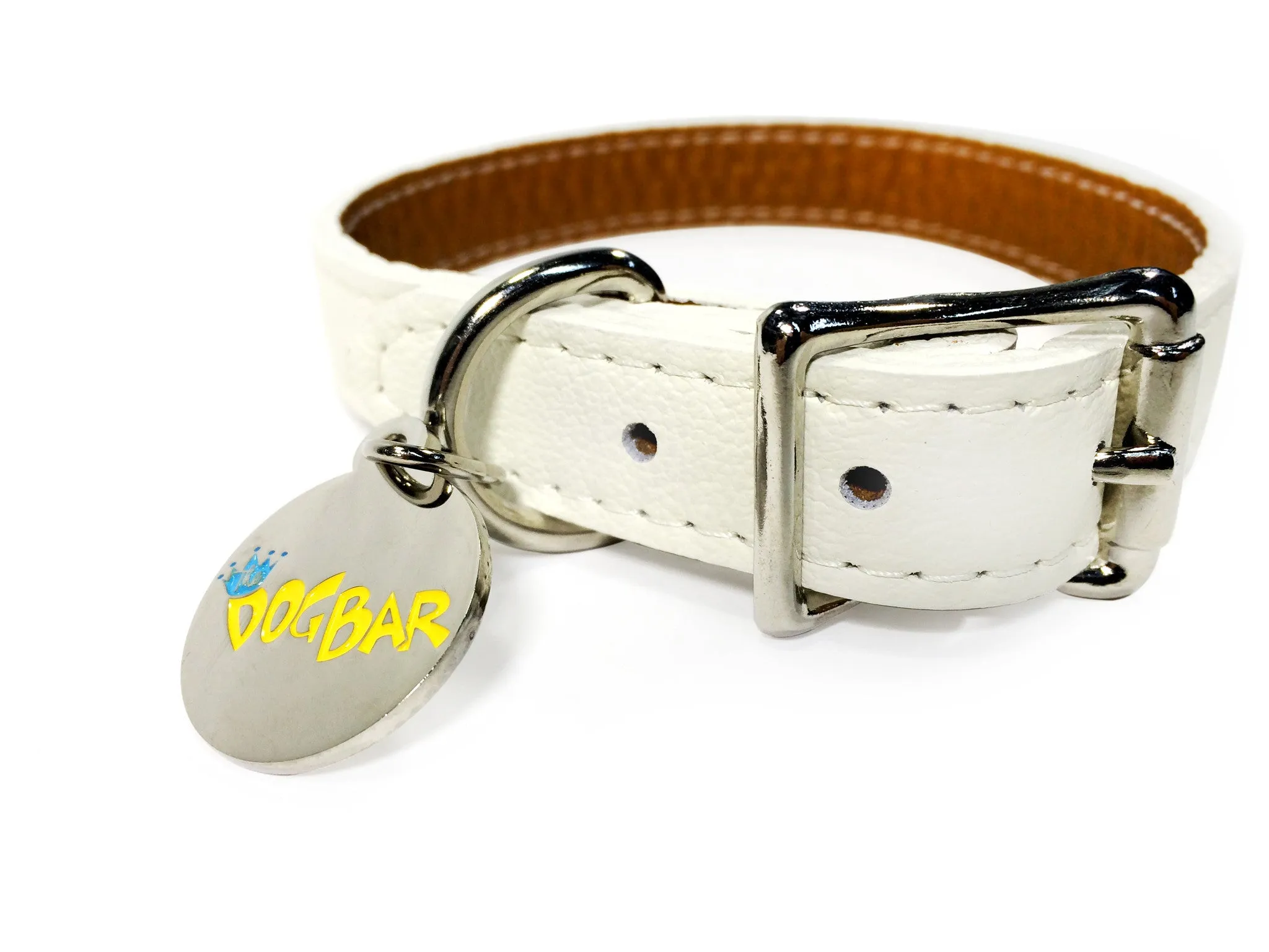 Dog Bar Tuscan Leather Dog Collar
