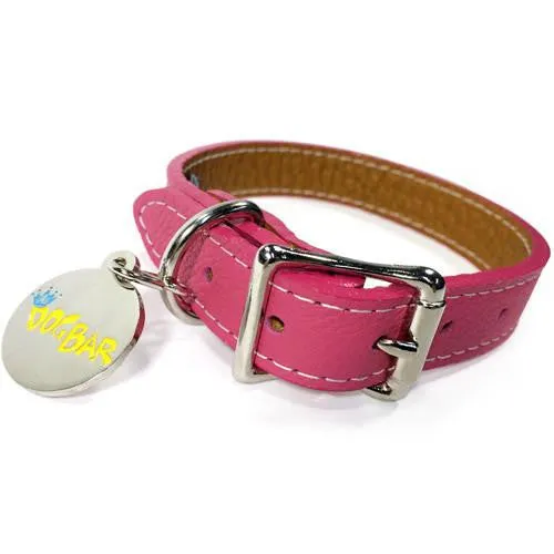 Dog Bar Tuscan Leather Dog Collar