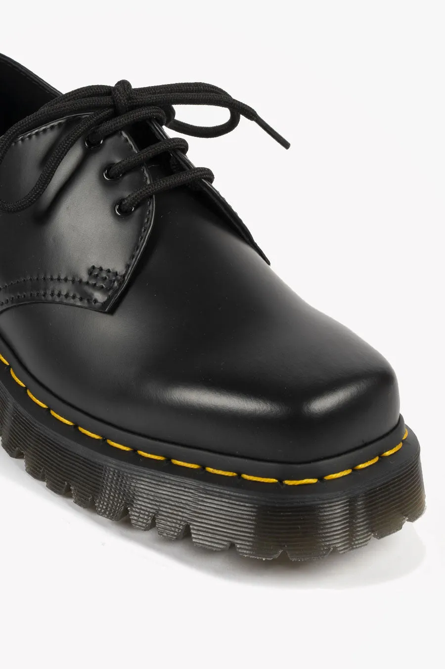 DR MARTENS 1461 BEX SQUARED BLACK POLISHED