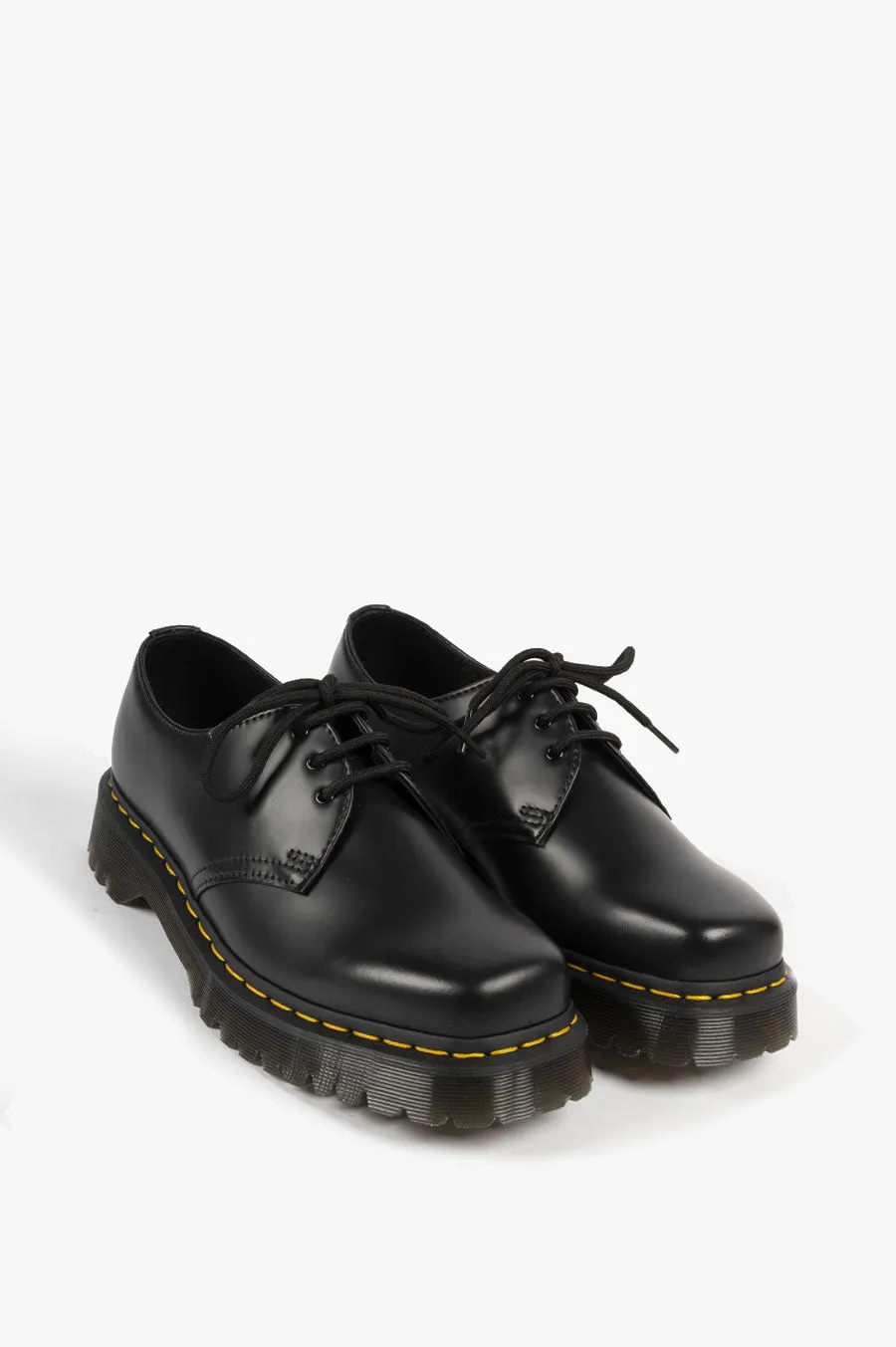 DR MARTENS 1461 BEX SQUARED BLACK POLISHED