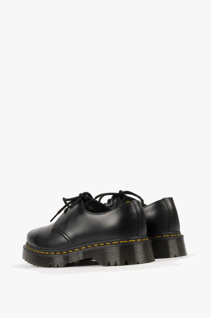 DR MARTENS 1461 BEX SQUARED BLACK POLISHED
