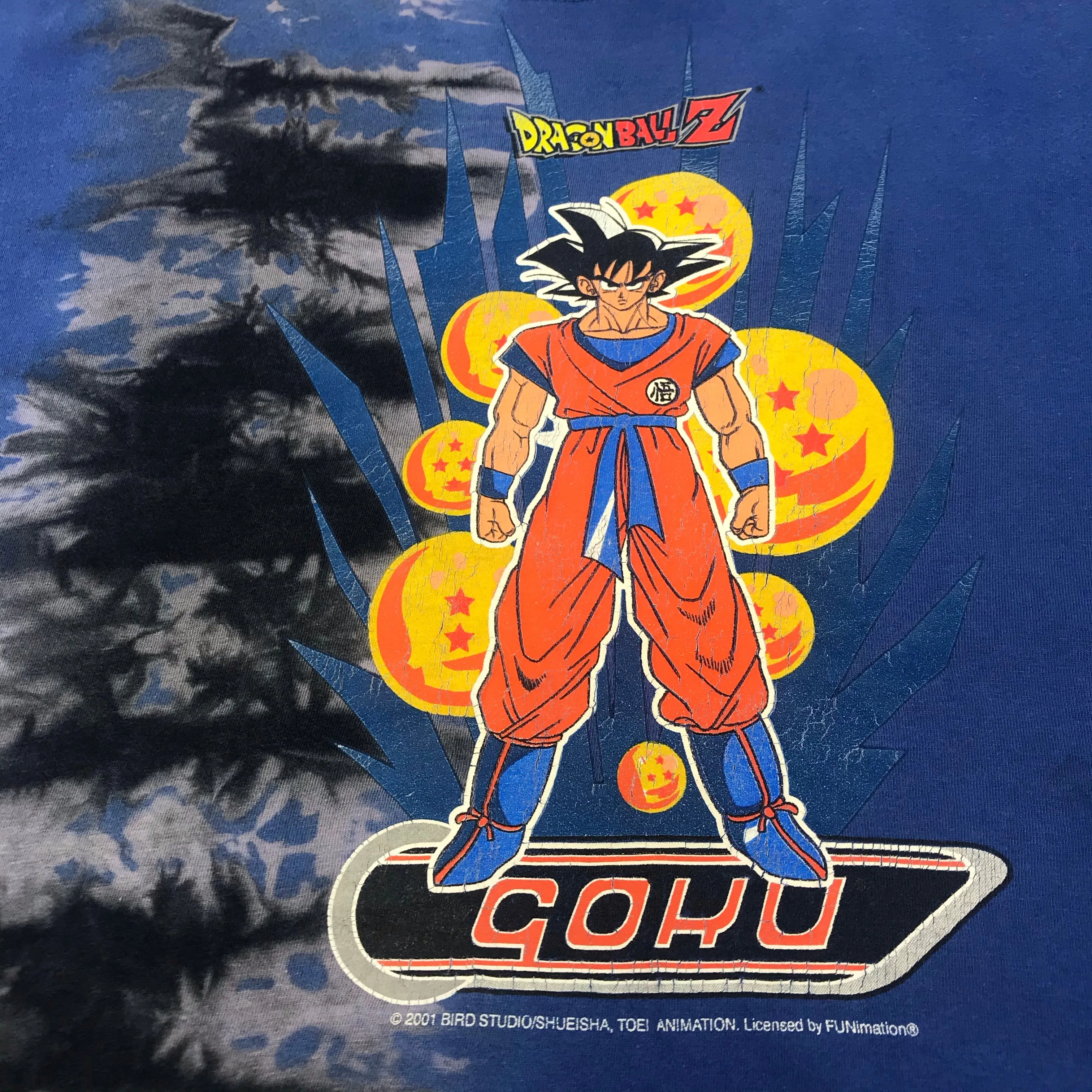 Dragonball Z Vintage Blue Tie Goku T-shirt