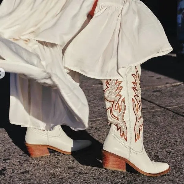 Dramen Western Cowboy Boot