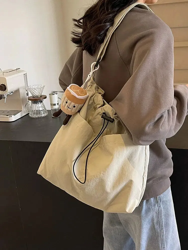 Drawstring Casual Shoulder Bag