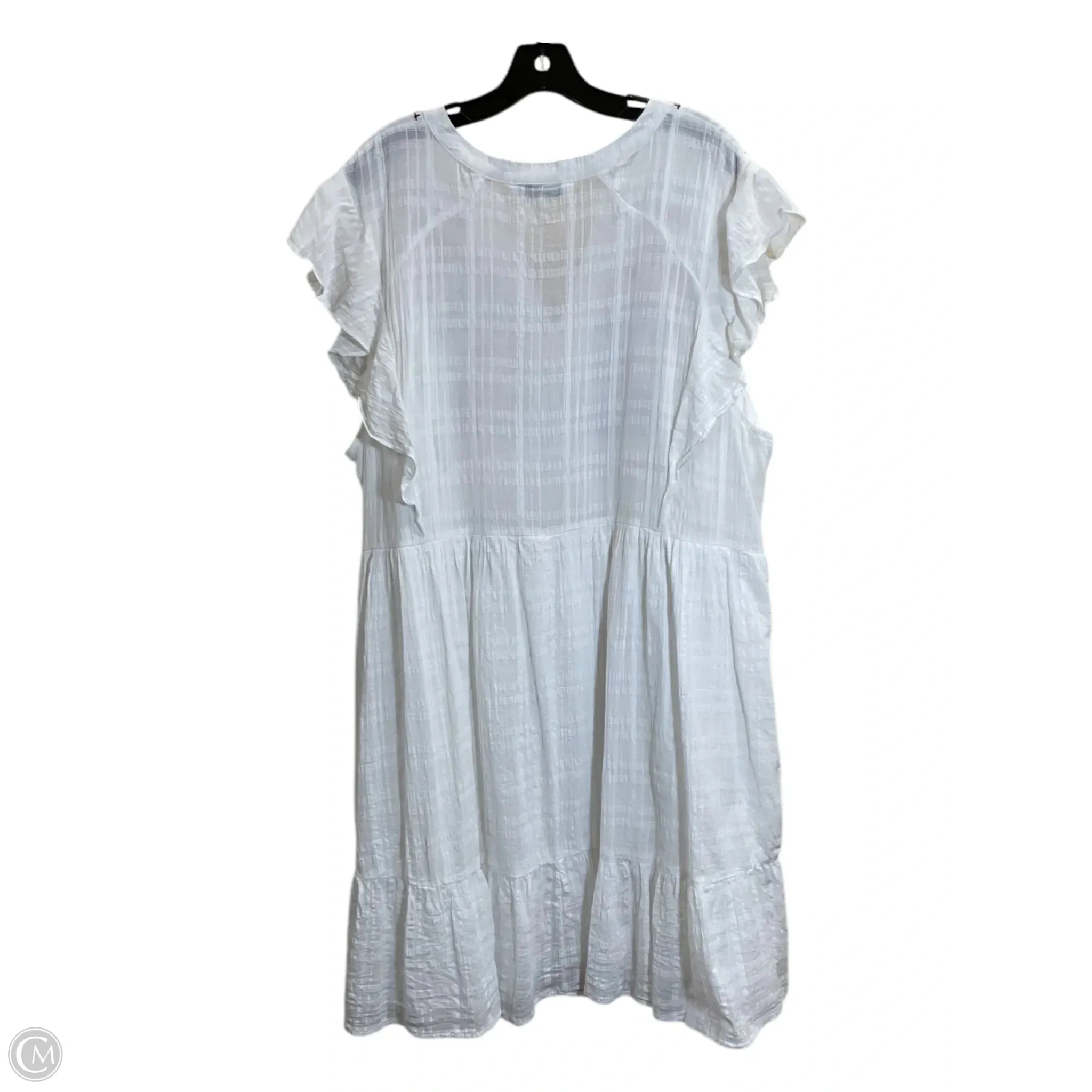 Dress Work By Sonoma In White, Size: 3x
