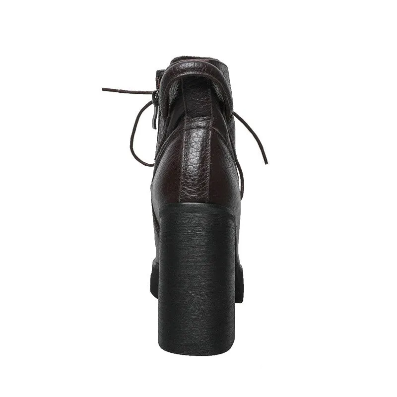 Drew Brown Platform Boots