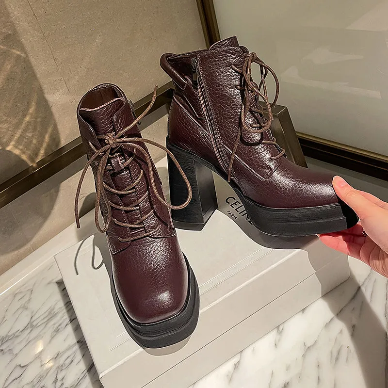 Drew Brown Platform Boots