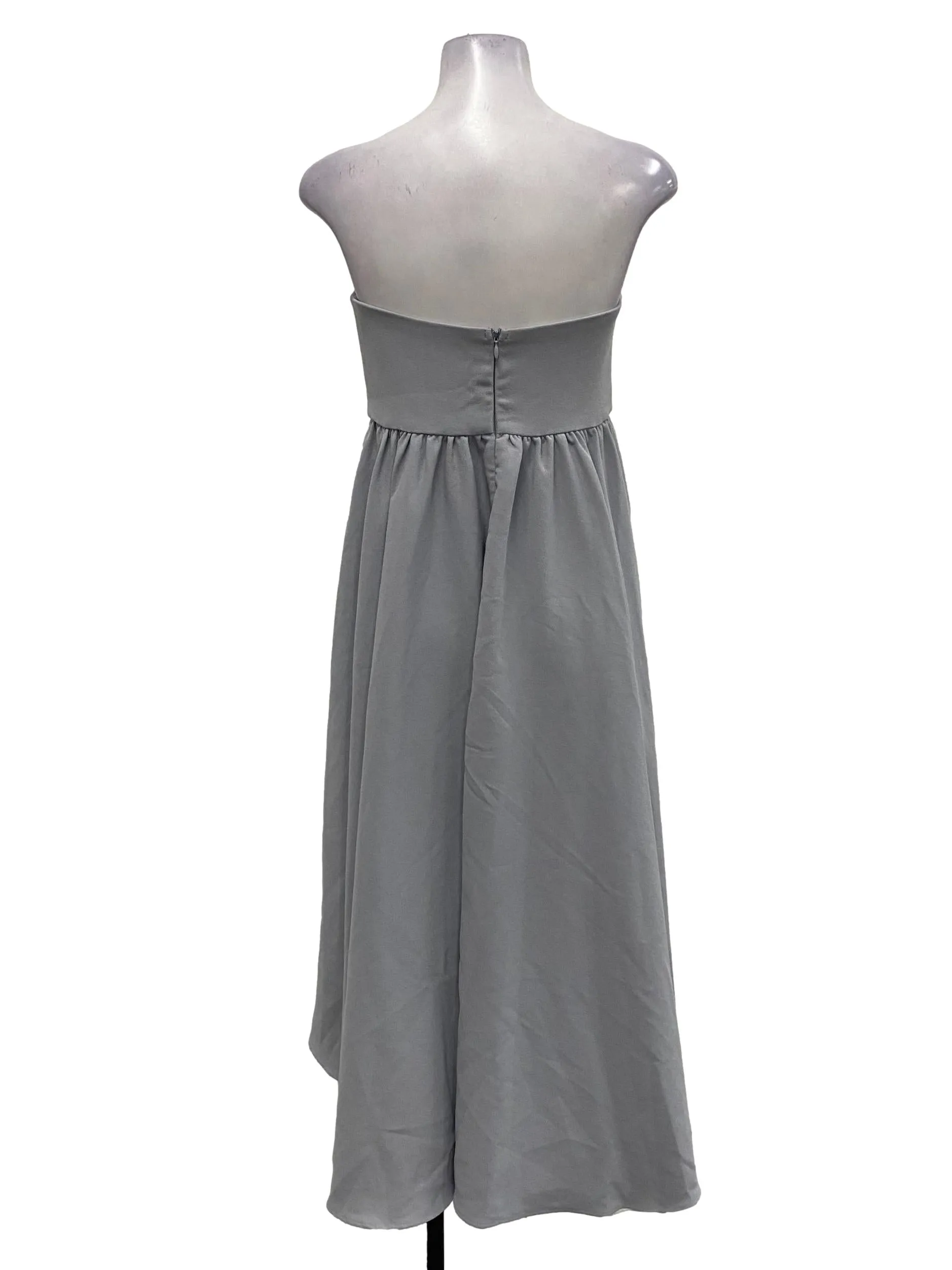 Dust Blue Tube Dress