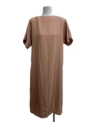 Dusty Pink Open Neck Dress