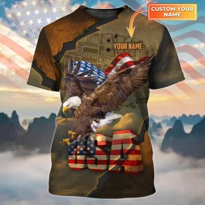 Eagle American 3D Shirt - Independence Day Is Coming - 3D Tshirt - Htl - L35