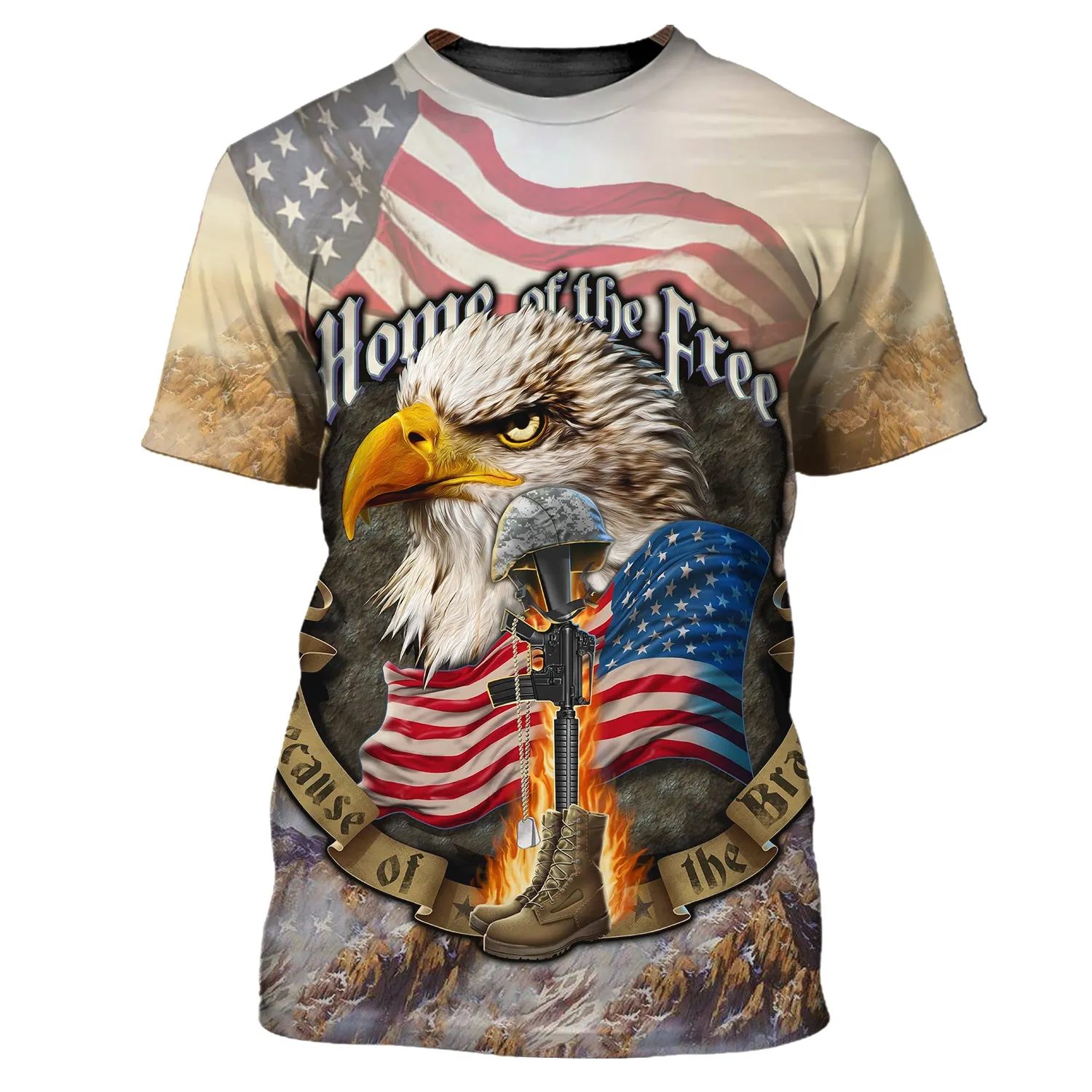 Eagle American Hawaiian Shirt - Independence Day Is Coming - 3D Full Print HTL-L40