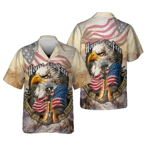 Eagle American Hawaiian Shirt - Independence Day Is Coming - 3D Full Print HTL-L40
