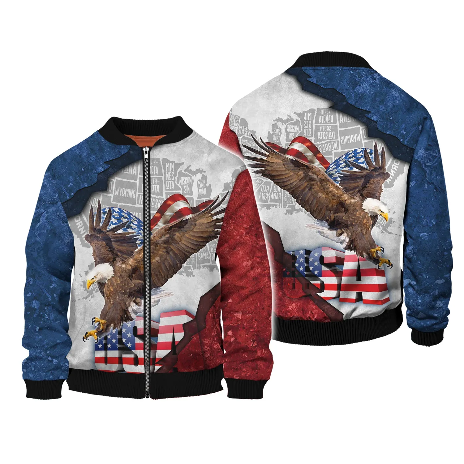 Eagle American Hawaiian Shirt - Independence Day Is Coming - 3D Full Print HTL-L41