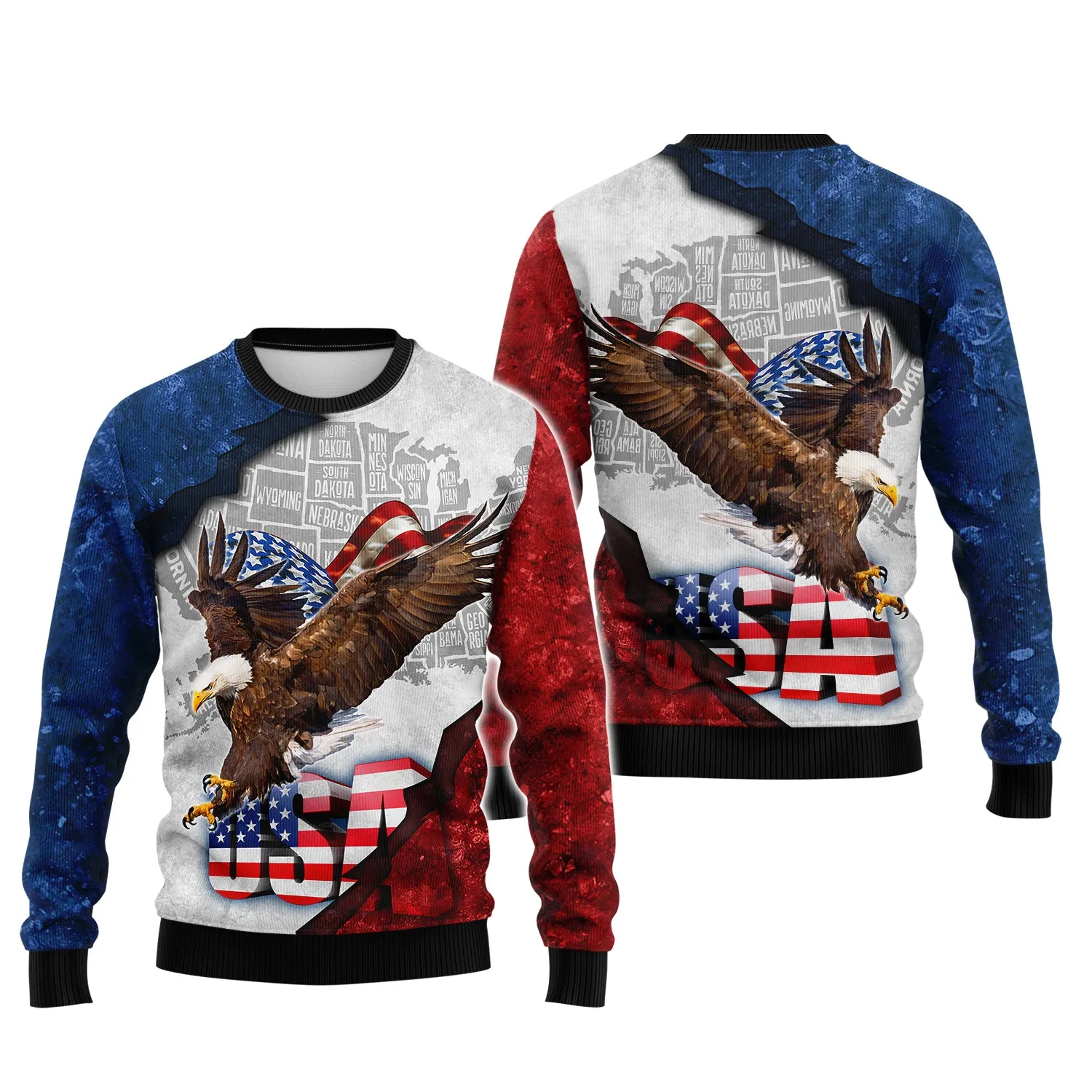 Eagle American Hawaiian Shirt - Independence Day Is Coming - 3D Full Print HTL-L41