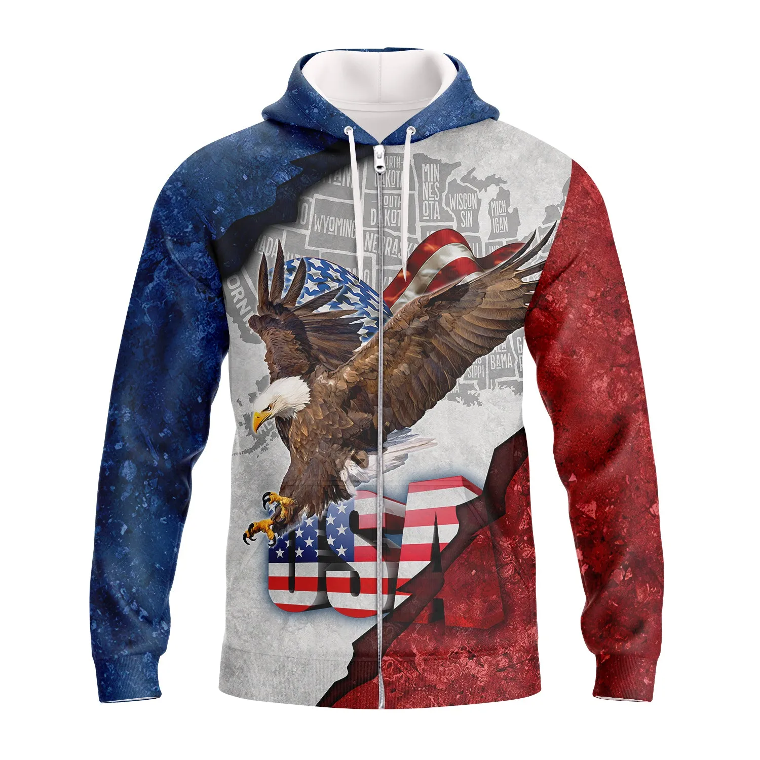 Eagle American Hawaiian Shirt - Independence Day Is Coming - 3D Full Print HTL-L41