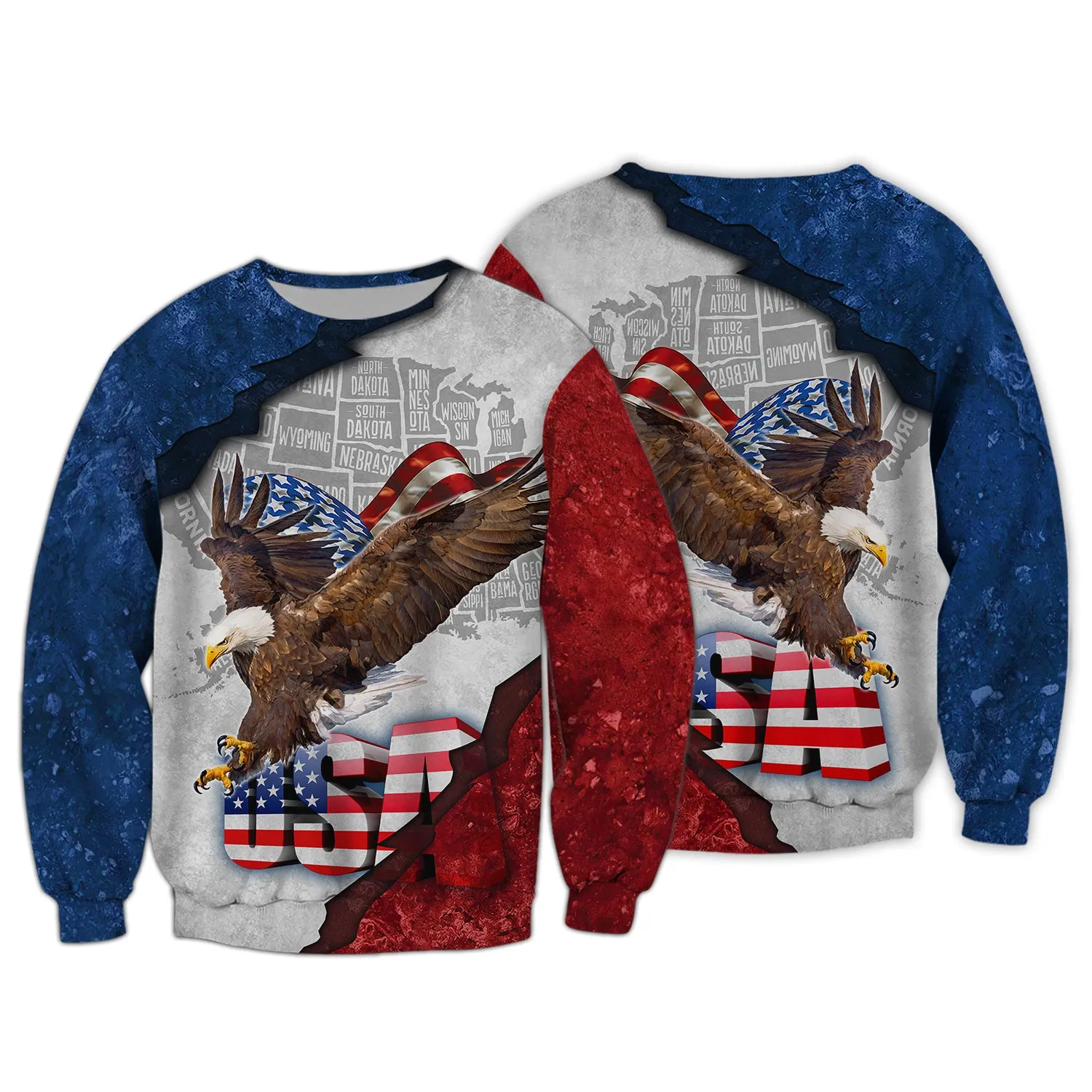 Eagle American Hawaiian Shirt - Independence Day Is Coming - 3D Full Print HTL-L41