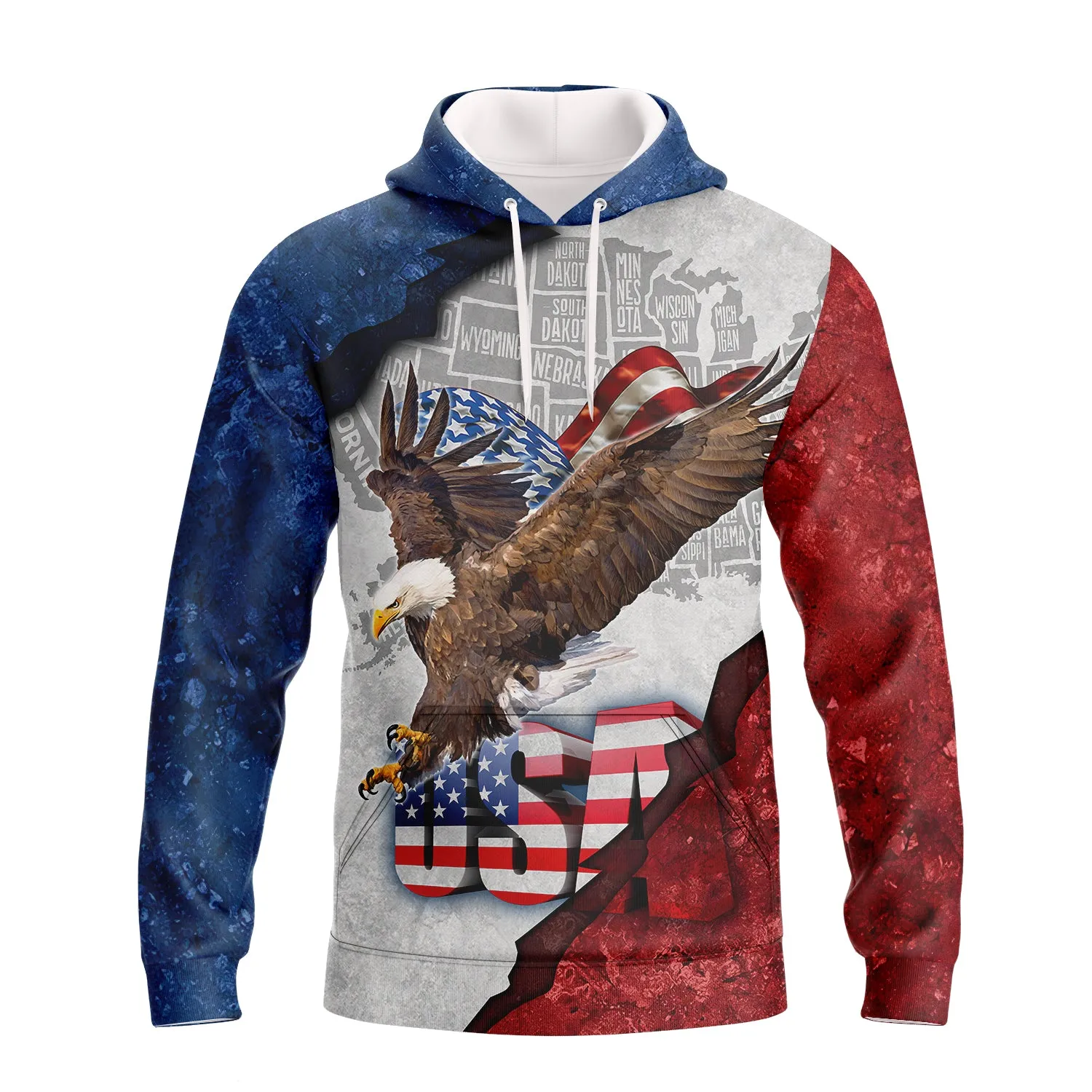Eagle American Hawaiian Shirt - Independence Day Is Coming - 3D Full Print HTL-L41
