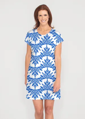 Eccentric (8043) ~ French Terry Short Sleeve Crew Dress