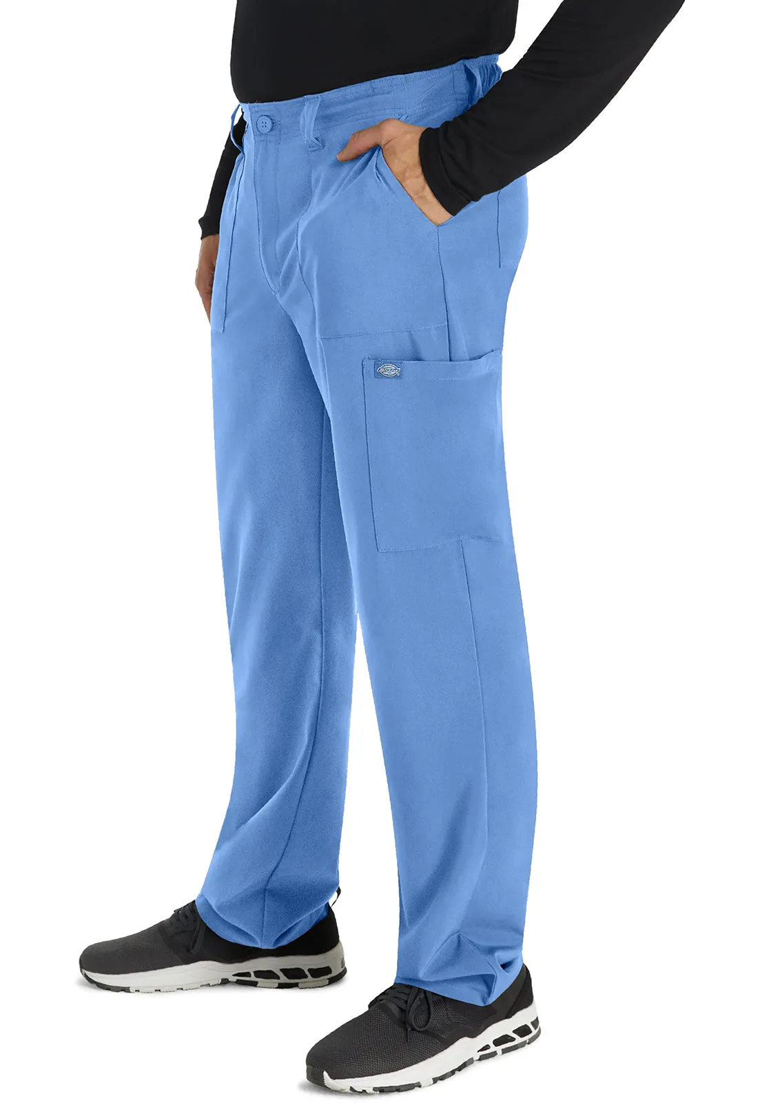 EDS Essentials DK015 Men's Natural Rise Drawstring Pants Ciel