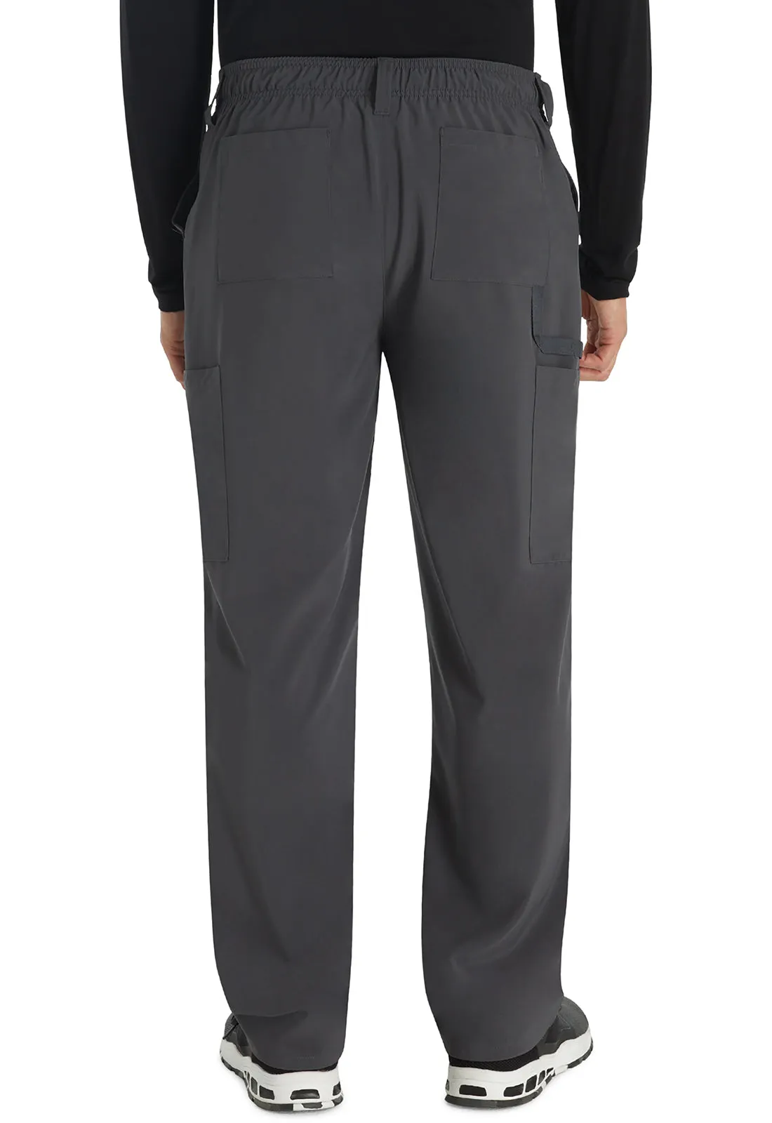 EDS Essentials DK015 Men's Natural Rise Drawstring Pants Pewter