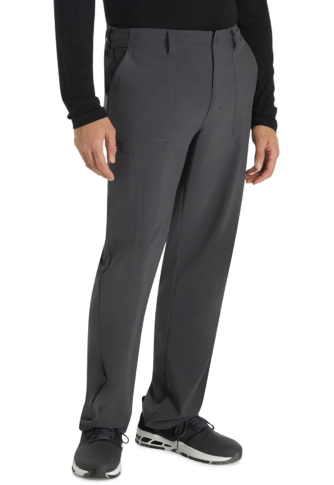 EDS Essentials DK015 Men's Natural Rise Drawstring Pants Pewter