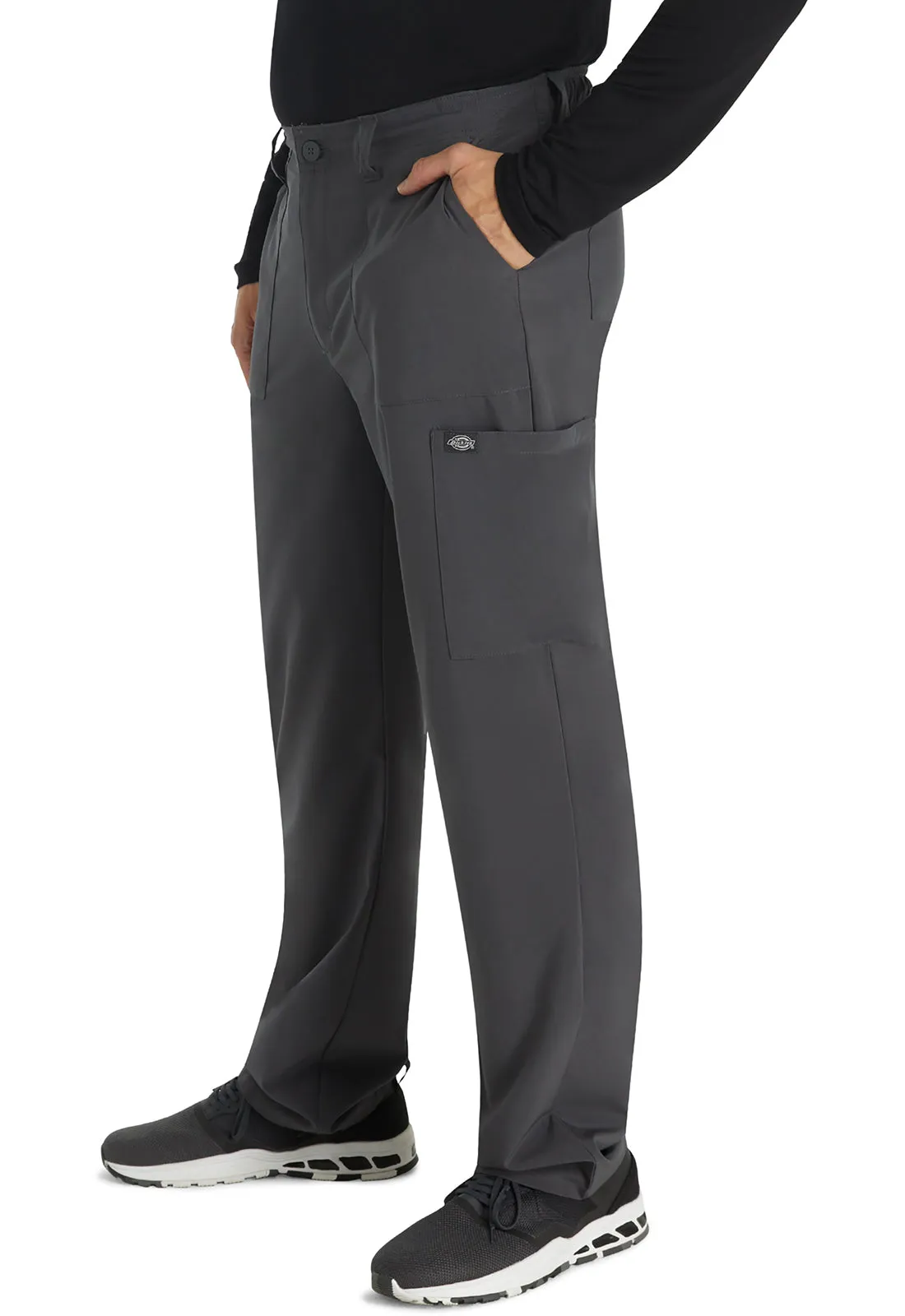 EDS Essentials DK015 Men's Natural Rise Drawstring Pants Pewter