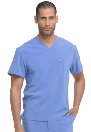 EDS Essentials DK635 Men's Tuckable V-Neck Top Ciel