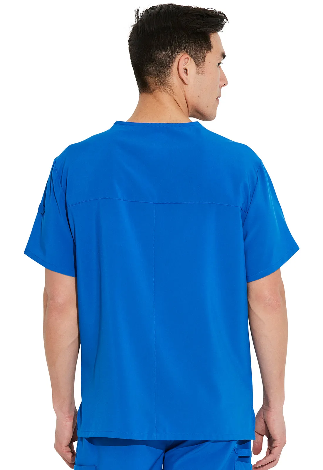 EDS Essentials DK635 Men's Tuckable V-Neck Top Royal