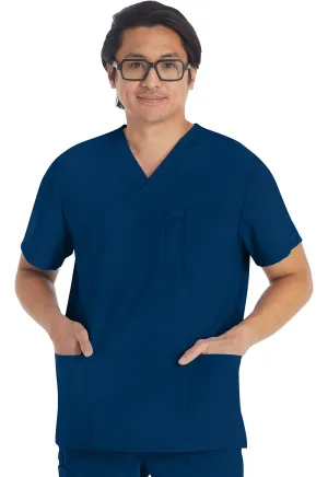 EDS Essentials DK645 Men's V-Neck Top Navy