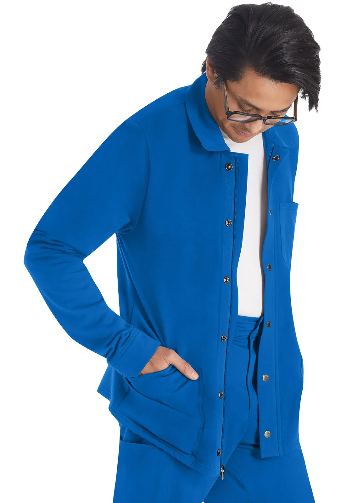 EDS NXT DK318 Men's Zip Front Fleece Jacket Royal