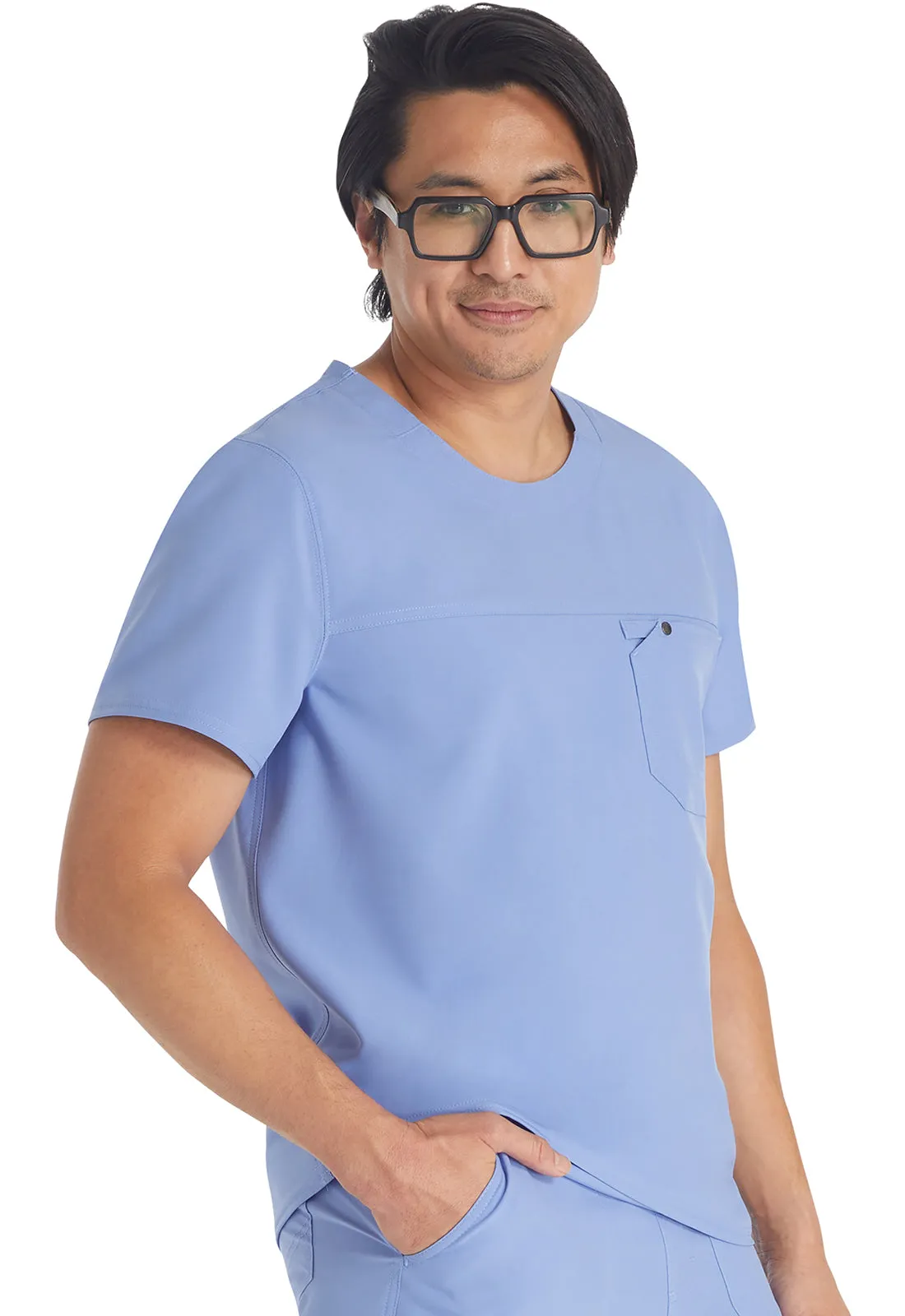 EDS NXT DK676 Men's Round Neck Top Ciel