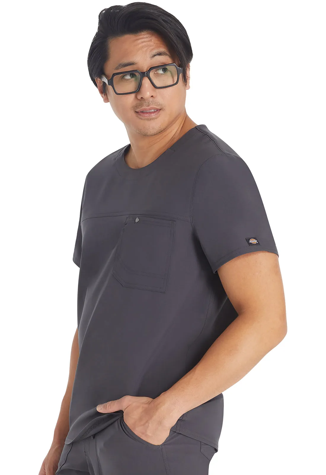 EDS NXT DK676 Men's Round Neck Top Pewter