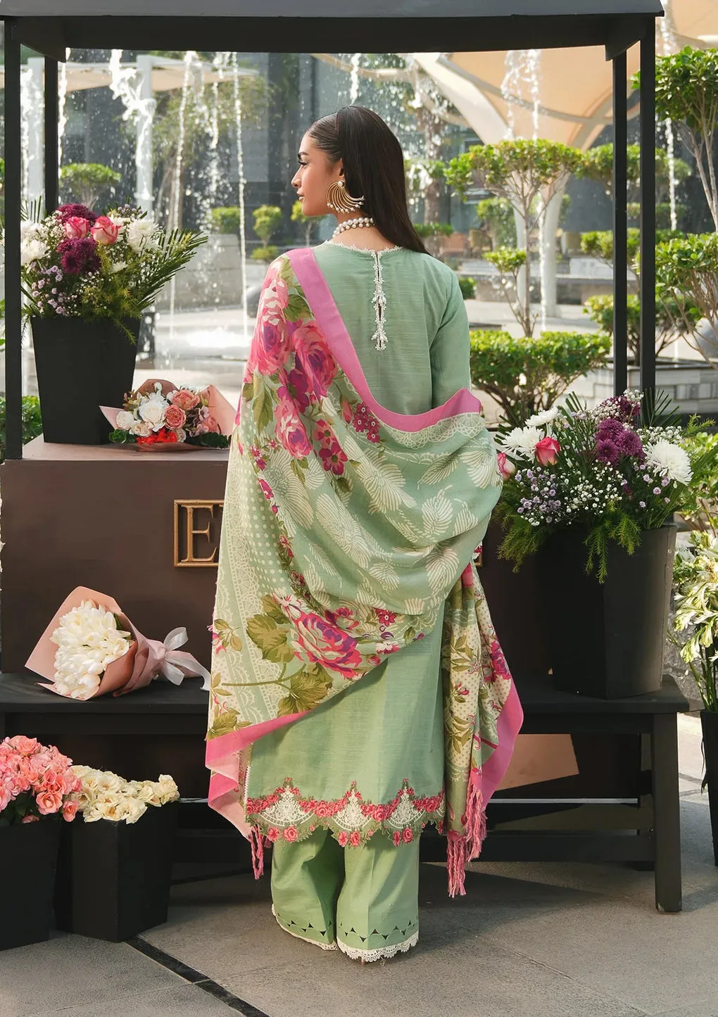 ELAF | PASHMINA WINTER SHAWL COLLECTION '24 | EPW-7A Passionate Dance
