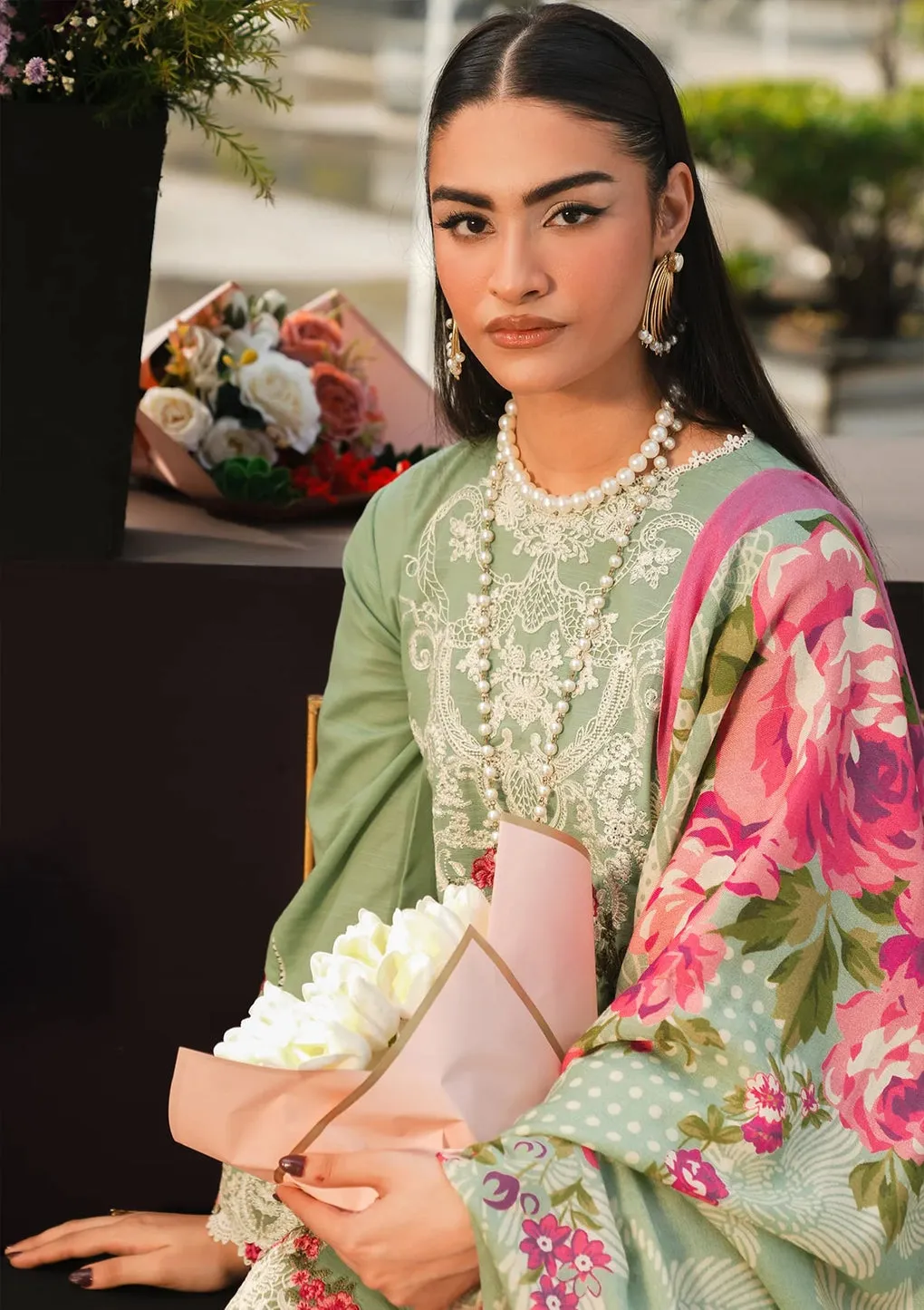 ELAF | PASHMINA WINTER SHAWL COLLECTION '24 | EPW-7A Passionate Dance