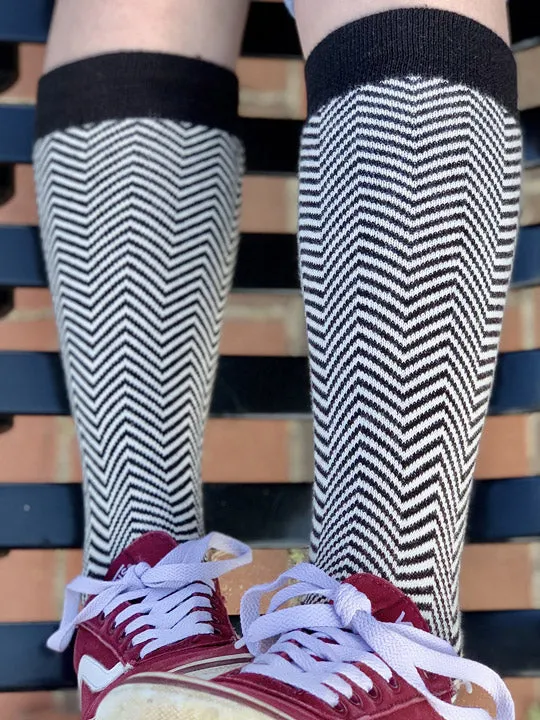 Elizabeth Ebony Herringbone Organic Cotton