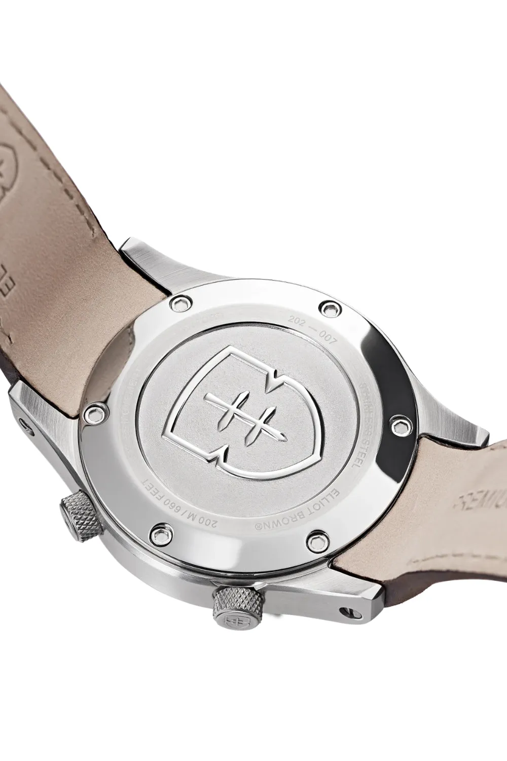 ELLIOT BROWN 202-003-L08 Canford 44mm Stainless Steel Quartz Watch - Cream Dial